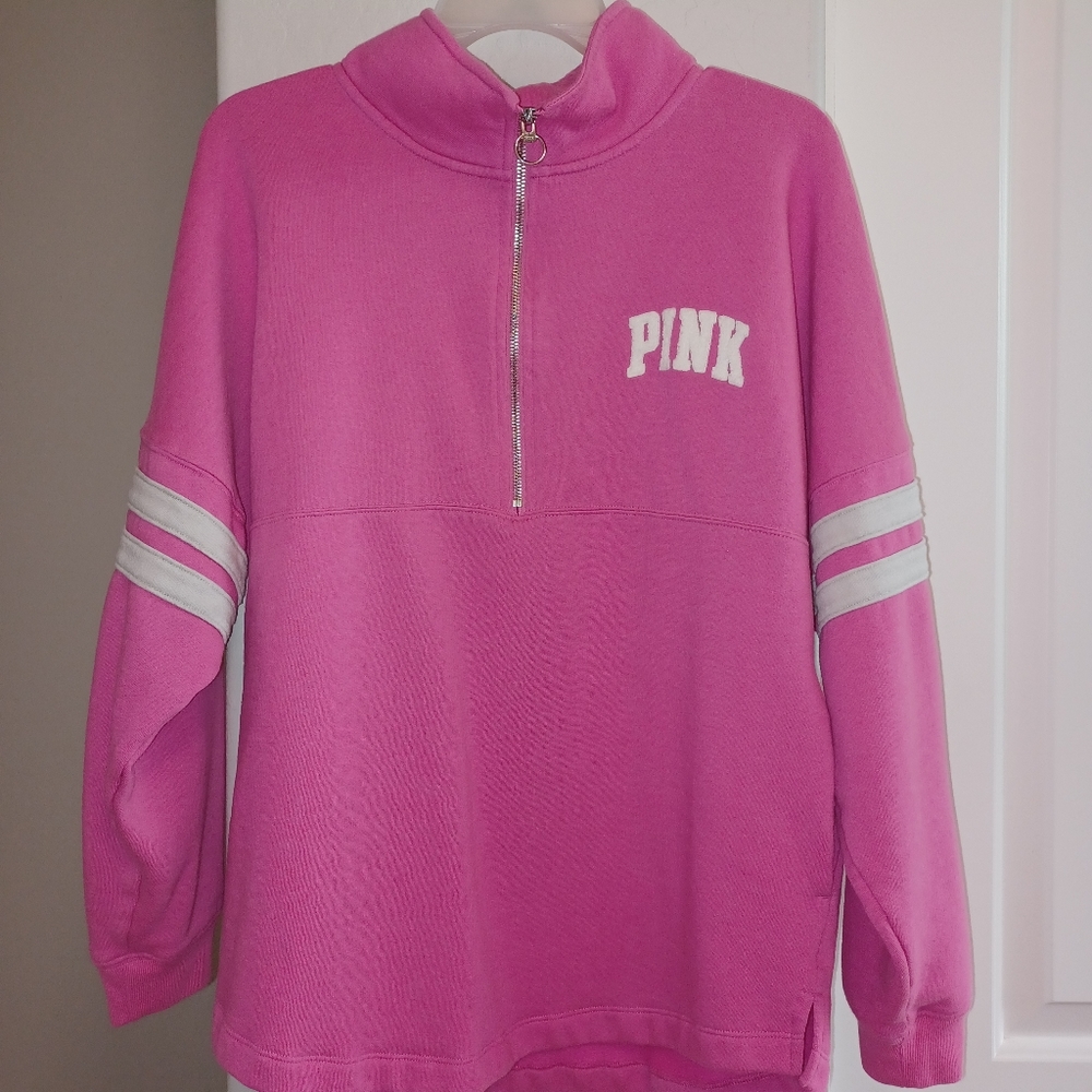 VS PINK half zip sweatshirt